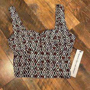 NWT Love Is For Eternity crop tank top size small